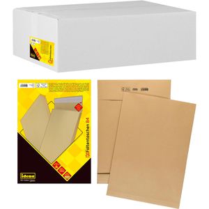 Produktbild für Faltentaschen Idena B4, braun