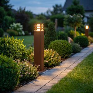 Produktbild für Wegeleuchte SLV Rusty 70, braun, mit 230 V Netzstrom