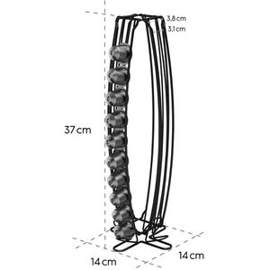 Produktbild für Kapselhalter Xavax 00111265, schwarz
