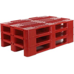 Produktbild für Kunststoffpalette Alpha-Paletten 1240-RO, aus PE