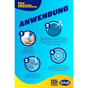 Produktbild für Einlegesohlen Scholl GelActiv Work Men