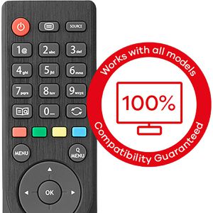 Produktbild für Ersatzfernbedienung One-For-All Telefunken TV