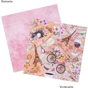 Produktbild für Motivpapier Ideen-mit-Herz Duo-Design-Papiere, 25 x 25 cm