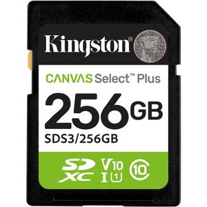 Produktbild für SD-Karte Kingston Canvas Select Plus Gen 3 SDS3/256GB, 256GB