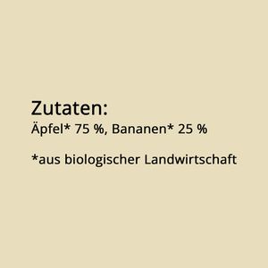 Produktbild für Fruchtpüree Alnatura Apfelmark Banane im Glas,100% Frucht, BIO