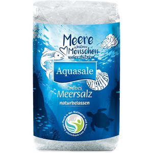 Produktbild für Salz Aquasale Meersalz naturbelassen, im Beutel