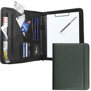 Schreibmappe Vebon New York, Kunstleder, grün, A4