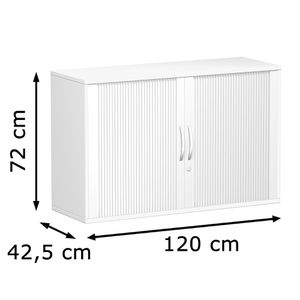Produktbild für Rollladenschrank Geramöbel Flex, S-312110-SW, aus Holz