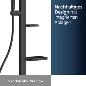 Produktbild für Duschsystem Ideal-Standard Ceratherm Alu+ BD583XG, schwarz