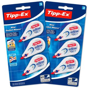 Produktbild für Korrekturroller Tipp-Ex Mini Pocket Mouse, 6 Stück