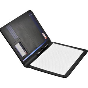 Schreibmappe DESQ 3682 Business Classy, schwarz, Kunstleder