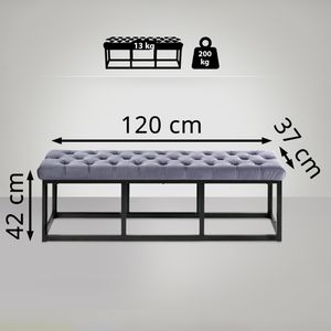 Produktbild für Sitzbank CLP Polson, 318775, bis 200 kg