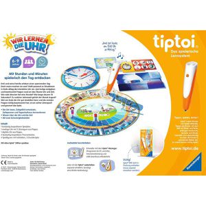 Produktbild für Lernspiel tiptoi 00126, Wir lernen die Uhr