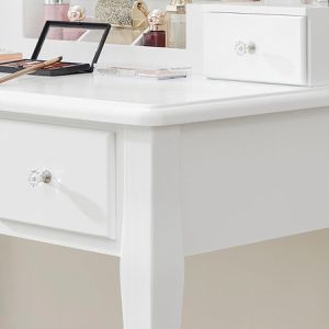 Produktbild für Schminktisch Vasagle RDT170W01, mit Beleuchtung