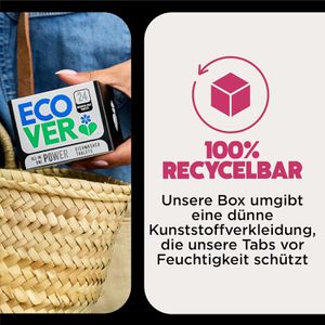 Produktbild für Spülmaschinentabs Ecover All-In-One, Mandarine &amp; Zitronengras