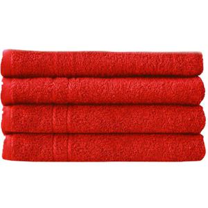 Handtuch Dyckhoff Kristall Set, rot, 70 x 140 cm
