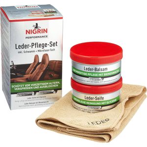 Lederpflege Nigrin Performance Set, Seife & Balsam