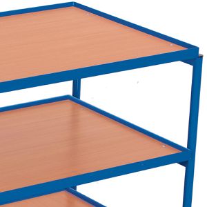 Produktbild für Tischwagen VARIOfit sw-600.601, aus Metall &amp; Holz