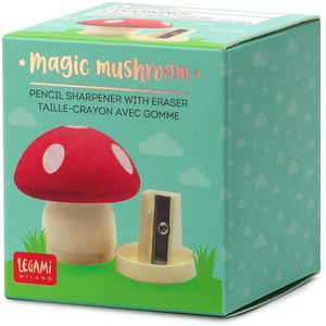 Produktbild für Radiergummi Legami Magic Mushroom, rot/weiß