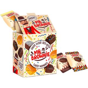 Kuchen Mr.Brownie Sweet Moments Party Box, mit Füllung