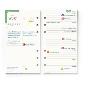 Produktbild für Kalendereinlagen weekview SW11207 Personal-Einlagen, Jahr 2027