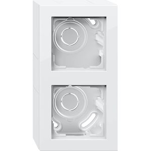 Aufputzgehäuse Gira 106229, E2, System 55, reinweiß glänzend