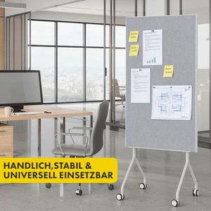 Produktbild für Moderationstafel Floordirekt GIANT, mit Rollen