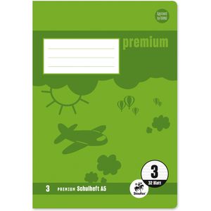 Produktbild für Schulheft Staufen Premium 734010603, für 3. Klasse, A5