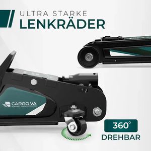 Produktbild für Rangierwagenheber CargoVA extra flach, im Koffer