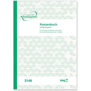 Produktbild für Kassenbuch RNK 3149, für Kleinunternehmer, A4