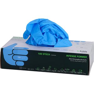 Produktbild für Einmalhandschuhe Ulith Intense Former, blau, 100 Stück