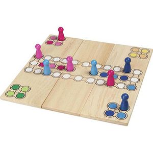 Produktbild für Brettspiel Goki 56914, Ludo mit anpassbarem Feld