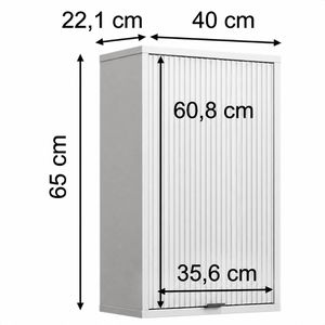 Produktbild für Bad-Hängeschrank Vicco Eliza, weiß