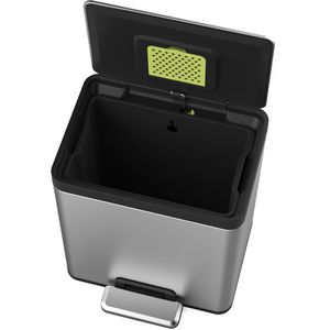 Produktbild für Mülleimer EKO EcoCasa, VB 913845, matt silber