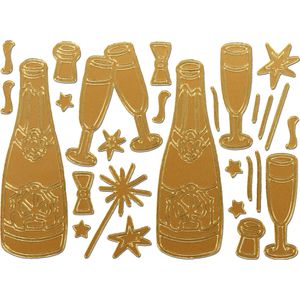 Produktbild für Sticker bsb Relief-Sticker 06-863, gold