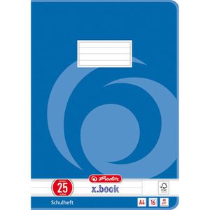Produktbild für Schulheft Herlitz 3322500 x-book, ab 5. Klasse, A4