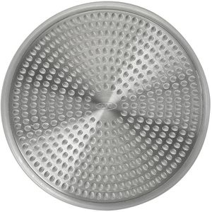 Abflusssieb OXO aus Edelstahl und Silikon, Ø 12 cm