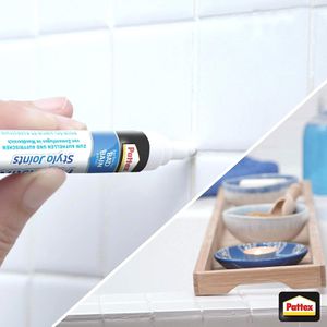 Produktbild für Fugenstift Pattex Perfektes Bad PFS7, weiß