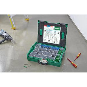 Produktbild für Schrauben-Dübel-Set Spax 5000009160319, L-BOXX Elektriker