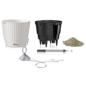 Produktbild für Blumenampel Lechuza NIDO Cottage 28 lichtgrau