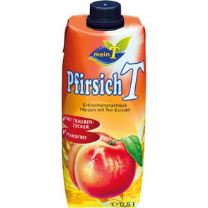 Produktbild für Eistee meinT Pfirsich, im Tetrapack