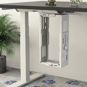 Produktbild für PC-Halterung FlexiSpot CH1W, weiß, drehbar