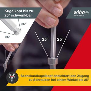 Produktbild für Sechskantschlüssel Wiha 369S9, 07185