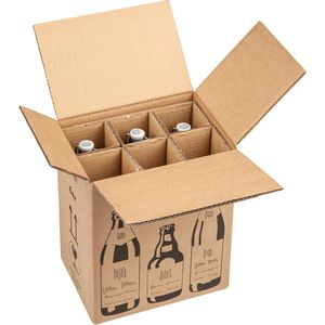 Flaschenkarton Smartboxpro Bierkarton, 5 Stück