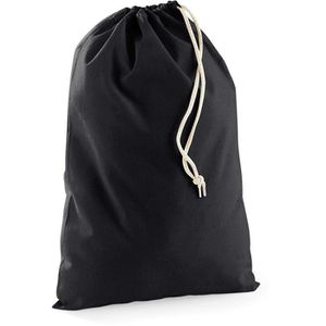 Produktbild für Stoffbeutel Westford-Mill W115 Cotton Stuff Bag S, black