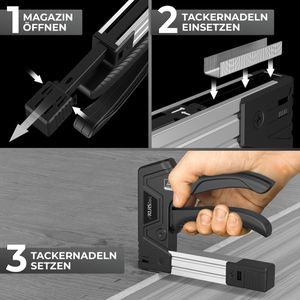 Produktbild für Handtacker KLRStec TackPro Professional, Set