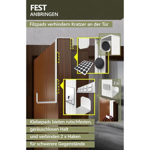 Produktbild für Türhaken 4smile zum Einhängen