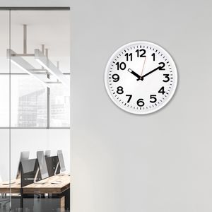 Produktbild für Wanduhr Eurotime 82321, Kunststoff, analog, Quarzuhr