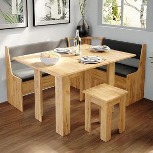 Produktbild für Esstisch Vicco Roman, sandeiche, 2-teilig