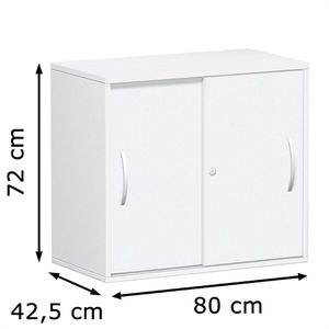 Produktbild für Schiebetürenschrank Geramöbel Flex 381501-WW, abschließbar